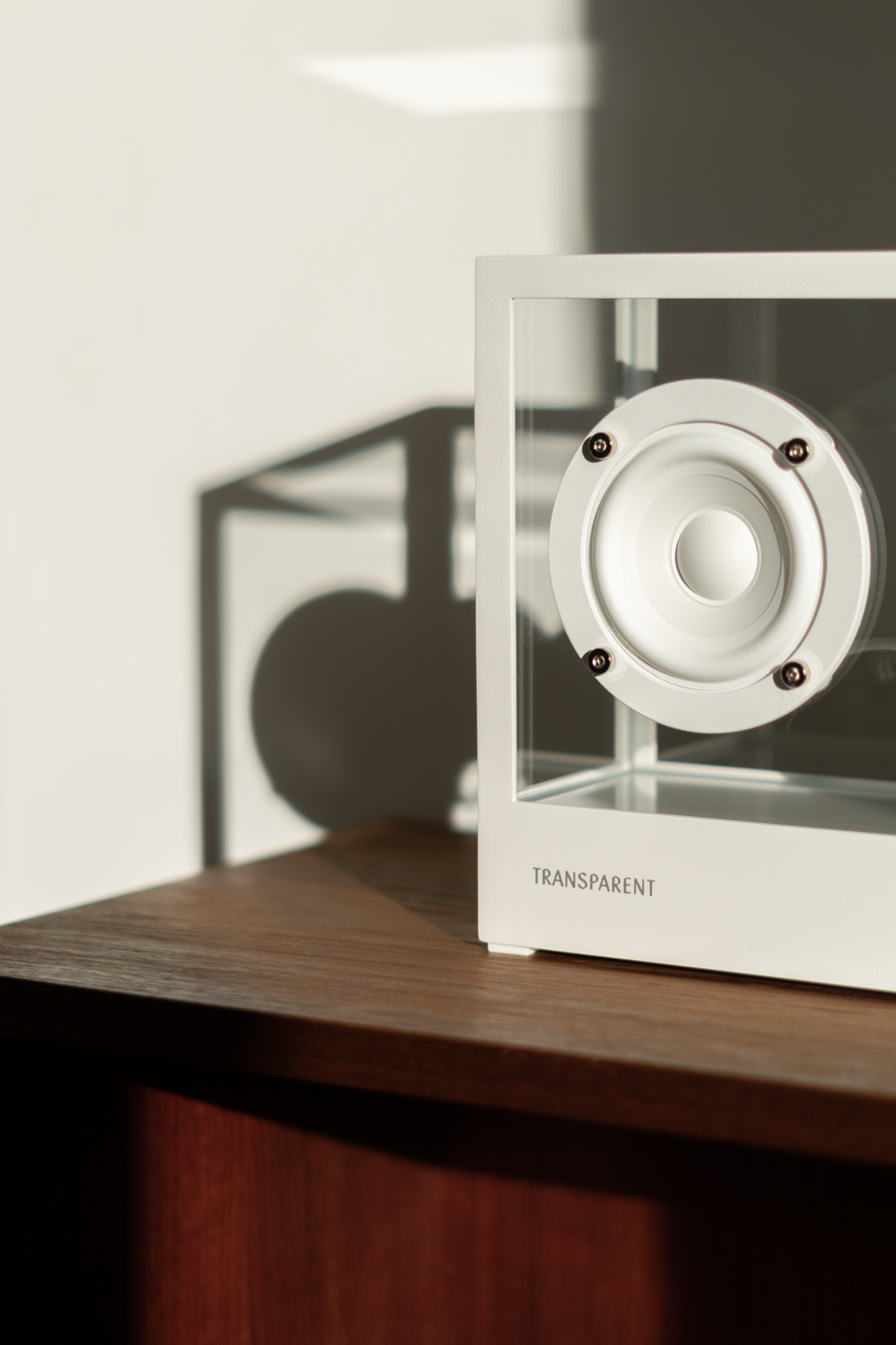 Transparent Speaker, White