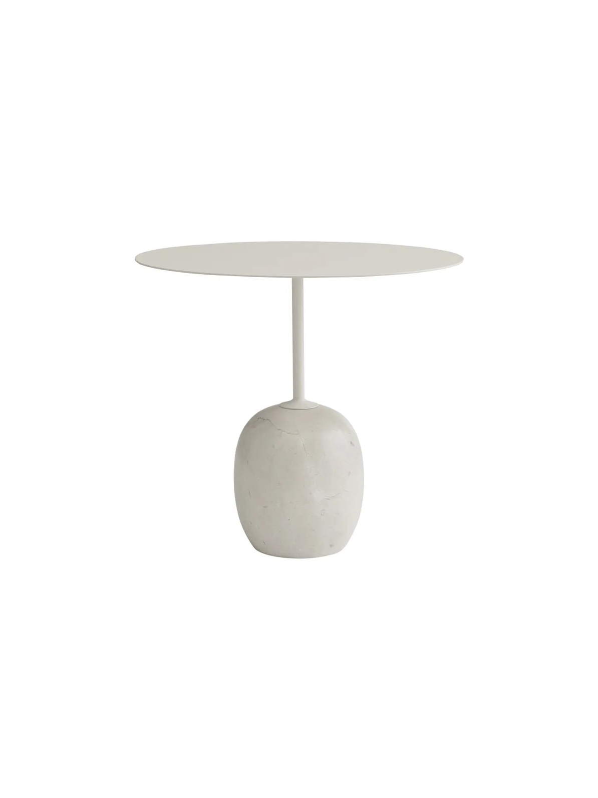 &Tradition Lato Table Oval, Ivory Marble