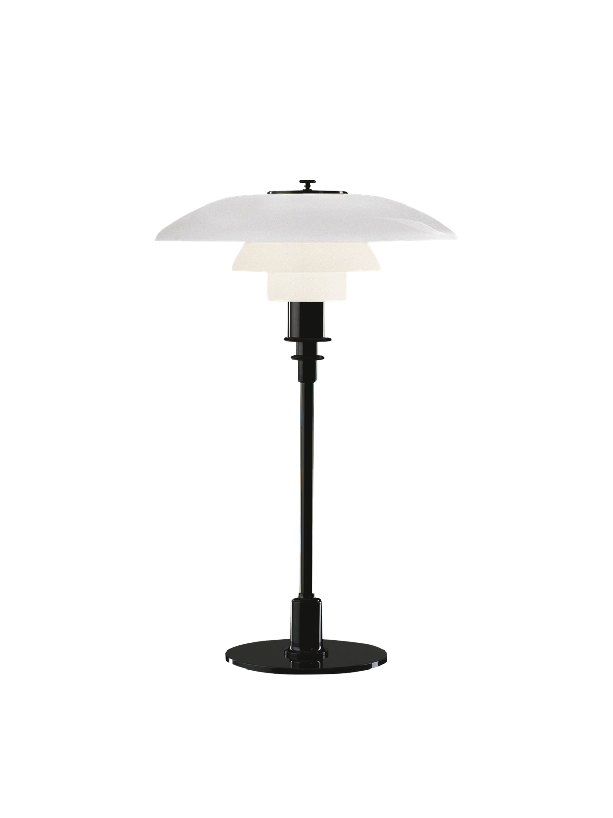 Louis Poulsen PH 3/2 Table Lamp, Black Metalized 