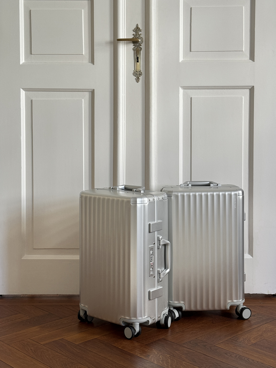 MVST Select, Luxury Aluminum Luggage, Travel Aesthetic